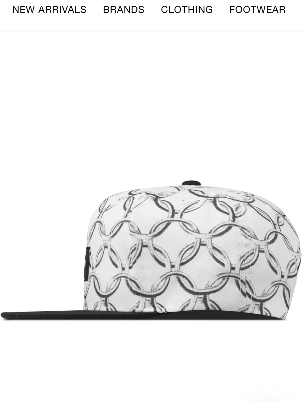 New Stussy White Chain Cap Baseball Yupoong Sample